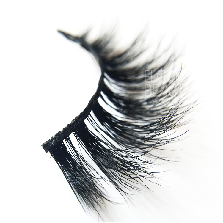 Best 3D real mink false eyelashes private label China EJ100